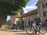 Stark E-Biketour  durch die Teichlandschaft August 2020